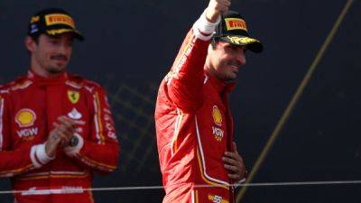 Carlos Sainz Wins Australian GP In Ferrari 1-2 After Max Verstappen's DNF