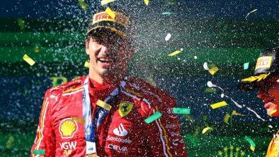 Max Verstappen - George Russell - Charles Leclerc - Carlos Sainz - 'Life is crazy,' says Ferrari's Sainz after comeback win in Australia - channelnewsasia.com - Australia - county Lewis - Saudi Arabia - Bahrain - county Hamilton
