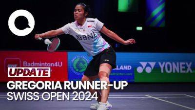 Carolina Marín - Gregoria Tunduk Lawan Carolina Marin di Final Swiss Open 2024 - sport.detik.com - Switzerland - Indonesia