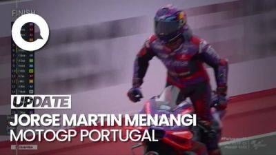 Siuuu! Martin Juara MotoGP Portugal, Pedro Acosta Naik Podium Perdana