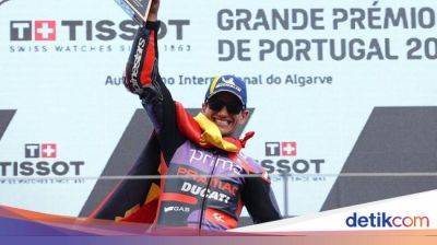 Cristiano Ronaldo - Jorge Martín - Motogp Portugal - Jorge Martin Juara MotoGP Portugal 2024, Selebrasi ala Ronaldo! - sport.detik.com - Portugal