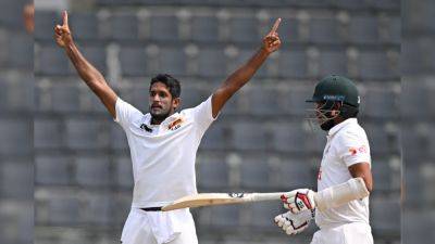 Mominul Haque - 1st Test: Kasun Rajitha Takes Five Wickets As Sri Lanka Crush Bangladesh - sports.ndtv.com - Sri Lanka - Bangladesh