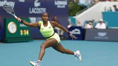Gauff looking forward to clay season after Miami disappointment