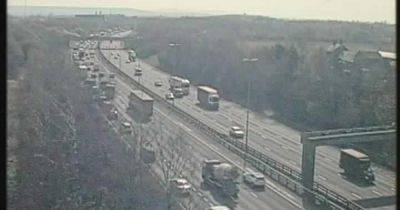LIVE: M60 traffic updates as lanes closed due to 'overturned vehicle' - manchestereveningnews.co.uk - county Island - county Denton