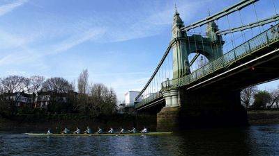 Health warning issued to boat race crews over levels of E.coli in Thames - foxnews.com - Britain - state Connecticut - county Oxford
