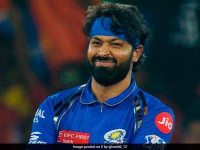 Hardik Pandya - Sunrisers Hyderabad - Aakash Chopra - 'Hardik Pandya Worst IPL Captain': X User Attributes Quote To Ex-India Star. His Reply Is... - sports.ndtv.com - South Africa - India