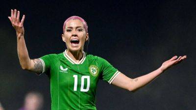 Aoife Mannion - Diane Caldwell - Katie Maccabe - Megan Connolly - Louise Quinn - Jamie Finn - Megan Campbell - Niamh Fahey - Courtney Brosnan - Caitlin Hayes - Eileen Gleeson - Denise O'Sullivan returns as Eileen Gleeson names squad for France and England Euro qualifiers - rte.ie - France - Italy - Ireland - state North Carolina - county Green