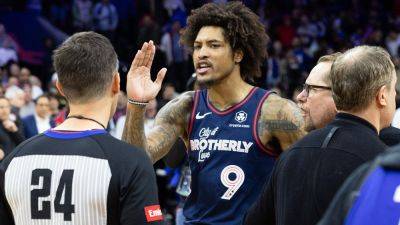 76ers' Kelly Oubre Jr curses at refs, coach Nick Nurse gets heated after controversial no-call on final play