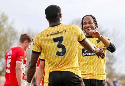 Eastbourne Borough 1 Maidstone United 5 match report: Substitute Lamar Reynolds scores eight-minute hat-trick as Stones thump nine-man hosts
