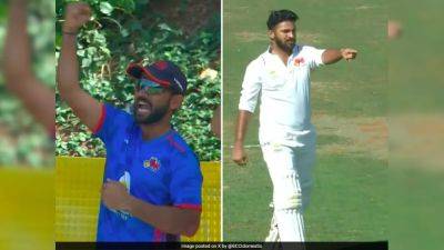 Watch: Shardul Thakur Points Finger During Fiery Celebration After 1st Ranji Trophy Ton. Ajinkya Rahane's Reaction Says It All