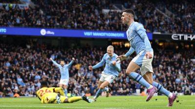 Ruben Dias - Marcus Rashford - Bruno Fernandes - Kyle Walker - Phil Foden - Phil Foden brace inspires City to Manchester Derby triumph - rte.ie