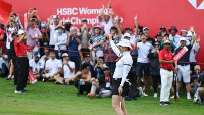 Hannah Green - Australia's Green wins HSBC Women’s World Championship title with late birdie blitz - channelnewsasia.com - Usa - Australia - Japan - county Eagle - Singapore - county Green