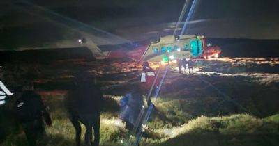 Gran and family airlifted off Kinder Scout - manchestereveningnews.co.uk