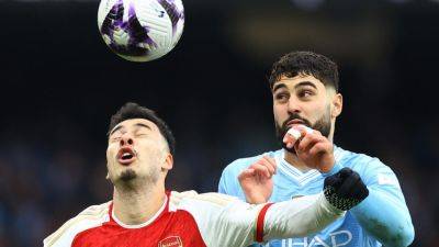 Kevin De-Bruyne - Gabriel Jesus - David Raya - Nathan Ake - Pep Guardiola - Arsenal draw with Manchester City as Liverpool go top in Premier League - france24.com