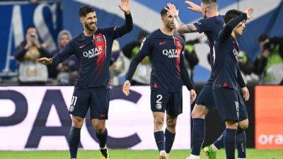PSG beat Ligue 1 archrivals Marseille with goals by Vitinha and Ramos