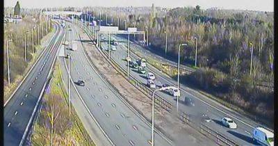 LIVE M60 traffic: Queues building after 'vehicle fire'