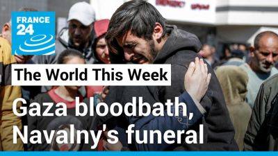 Gaza bloodbath, Navalny's funeral, The World this Week turns 15
