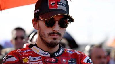 Francesco Bagnaia - World champion Bagnaia to stay at Ducati until 2026 - channelnewsasia.com - Qatar - Italy