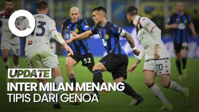 Hasil Inter Milan Vs Genoa: Nerazzurri Menang 2-1