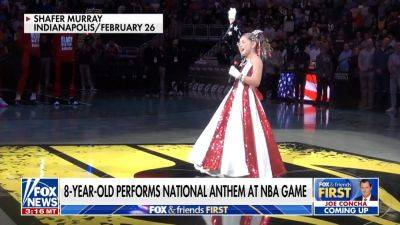 8-year-old's national anthem performance at NBA game goes viral: 'I like to inspire people' - foxnews.com - state Indiana