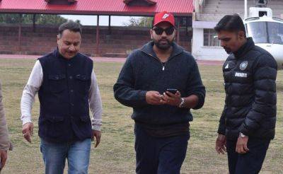 Watch: Rohit Sharma's Grand Entry In Helicopter For Dharamsala Test Goes Viral