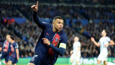 Kylian Mbappe - saint Germain - Real Sociedad - Paris Saint-Germain - Kylian Mbappe brace eases PSG into quarter-finals - rte.ie - France