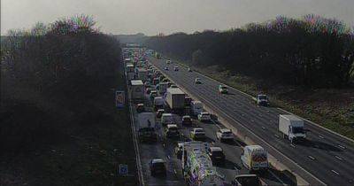 LIVE: Huge delays on M62 with lanes closed due to ongoing 'police incident' - latest updates