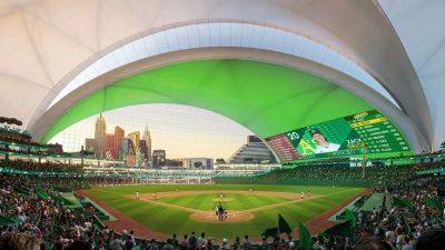 Bay - A's unveil rendering of planned Las Vegas stadium - foxnews.com - state Nevada - county Major - county Oakland