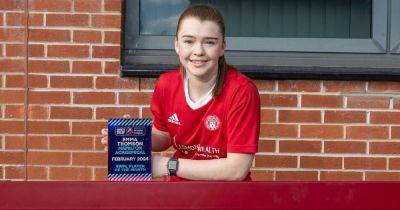 Hamilton Accies Women star is youngest to claim SWPL player of the month prize - dailyrecord.co.uk - Scotland - Poland