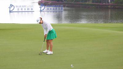 Stephanie Meadow trails Minjee Lee by five shots at Blue Bay LPGA