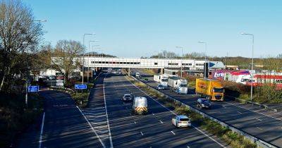 Gun and £7k found after police stop car at M6 Charnock Richard services