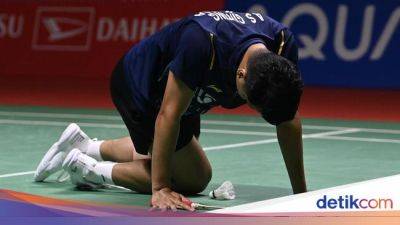 Anthony Ginting - Anthony Sinisuka Ginting - Loh Kean Yew - Anthony Ginting Out dari French Open 2024 - sport.detik.com - France - Indonesia