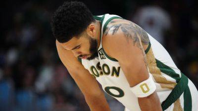 Nikola Jokic - Jayson Tatum - Jaylen Brown - Jayson Tatum off mark in clutch as Celtics fall to Nuggets - ESPN - espn.com