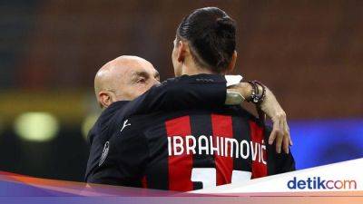 Stefano Pioli - Zlatan Ibrahimovic - Italia Di-Liga - Ibrahimovic: Milan Happy dengan Kerja Pioli - sport.detik.com