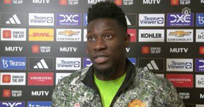 Manchester United goalkeeper Andre Onana makes a personal promise to fans after Everton win