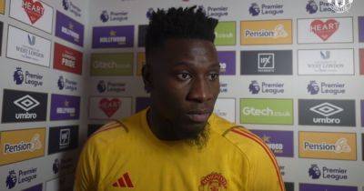 'I feel sad' - Manchester United goalkeeper Andre Onana speaks on chances of finishing in top four