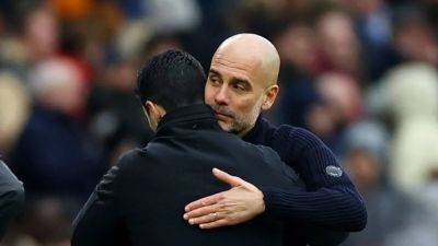 Mikel Arteta - Pep Guardiola - Guardiola says City still the team to beat despite trailing third - channelnewsasia.com