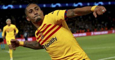 Raphinha shines as Barcelona edge Paris St Germain in Champions League thriller