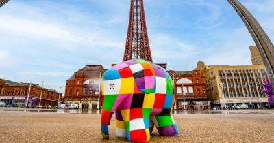 Blackpool's free Elmer sculpture trail kicks off this weekend