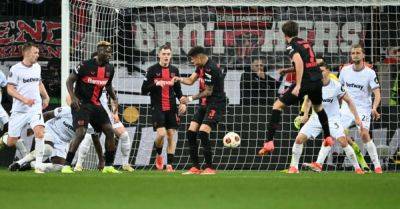 West Ham left with tough task after defeat to Bayer Leverkusen
