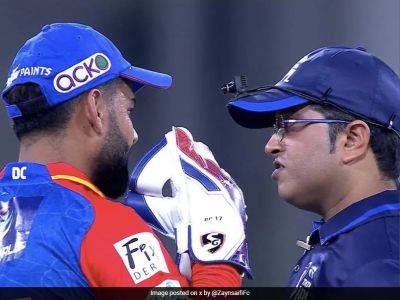 Marcus Stoinis - Quinton De-Kock - Nicholas Pooran - Rishabh Pant - DRS Drama Hits IPL Again: Rishabh Pant Argues With Umpire Over Review - sports.ndtv.com - India