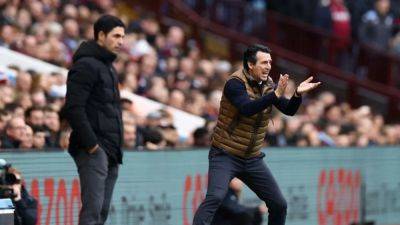 Arsenal's Arteta praises 'unbelievable' Emery before Villa clash