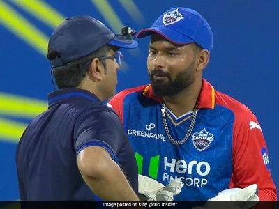 "Rishabh Pant Should Be Fined...": Cricket Great Fumes At DC Captain Over DRS Row With Umpire
