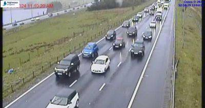 M62 traffic LIVE with six-mile queues and delays of over an hour after car overturns - manchestereveningnews.co.uk