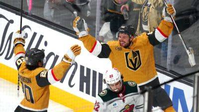 Carolina Hurricanes - Jonathan Marchessault - Jack Eichel - Williams - Golden Knights beat Wild to clinch final playoff spot in West - ESPN - espn.com - Los Angeles - state Minnesota - county St. Louis - county Pacific