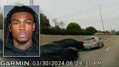 Chiefs’ Rashee Rice drove nearly 120 mph just seconds before six car-crash: affidavit