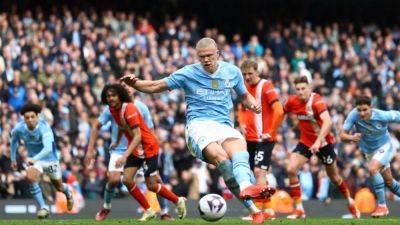Man City hammer Luton 5-1 to provisionally move to top of standings