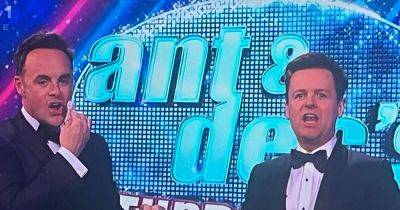 Saturday Night Takeaway host Ant left 'bleeding' after ITV incident