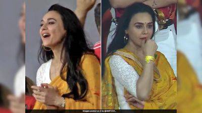 Rajasthan Royals - Shikhar Dhawan - Punjab Kings - Sam Curran - Preity Zinta's Emotional Swing During PBKS vs RR Match Sums Up Her Franchise's IPL 2024 Campaign - sports.ndtv.com - India