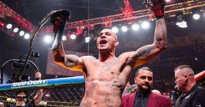 Max Holloway - Alex Pereira - Alex Pereira blitzes Jamahal Hill at UFC 300 to retain Light Heavyweight Title - breakingnews.ie